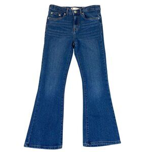 Levis Women's Jeans Size 12 726 Flare Denim Regular Mid-Rise Stretch Cotton Blen